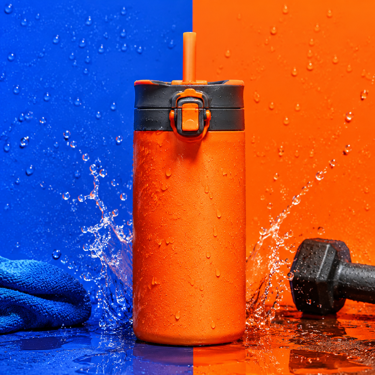 Insulated Tumbler with Straw